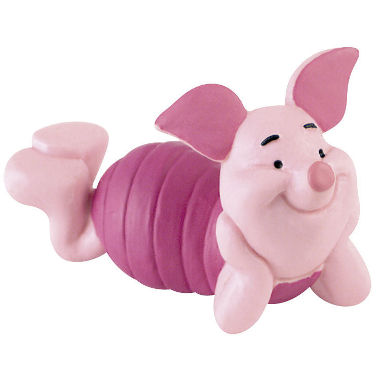 Figurine Porcinet Disney Winnie l'Ourson de 5 cm vue de face avec détails colorés et finition soignée.