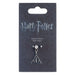Charm Harry Potter Reliques de la Mort, vue rapprochée du symbole, détails fins et élégants, parfait pour les fans de la saga.