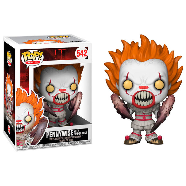 Figurine Funko POP It Pennywise avec pattes d'araignée en vinyle de 9 cm dans sa boîte cadeau, édition Series 2.