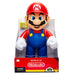 Détail rapproché sur le visage souriant de la figurine Super Mario articulée