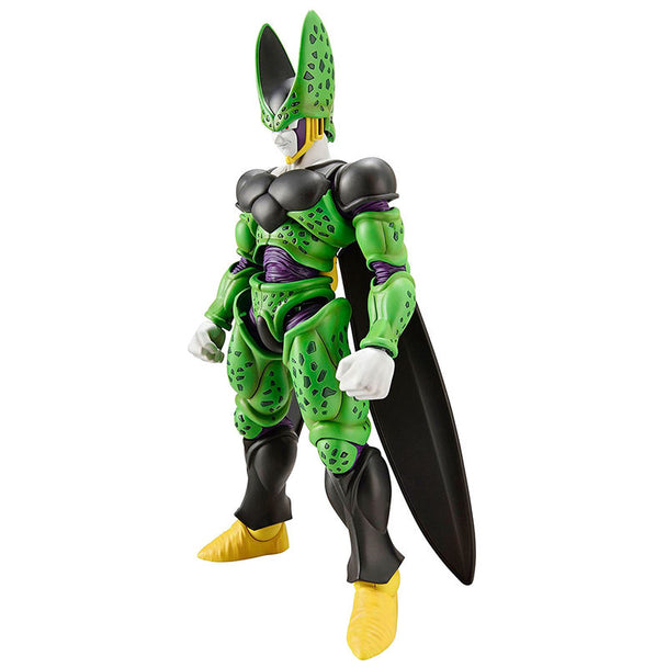 Figurine Dragon Ball Z Perfect Cell montée de 14cm vue de face avec détails précis