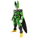 Figurine Dragon Ball Z Perfect Cell montée de 14cm vue de face avec détails précis