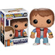 Figurine POP FUNKO de Marty McFly de Retour vers le Futur, vue de face avec détails précis et couleurs vives, hauteur 9 cm