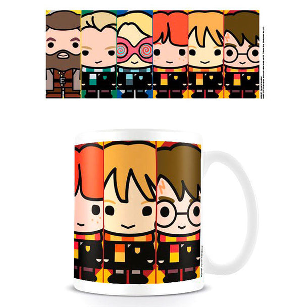 Mug en céramique Harry Potter Kawaii avec illustrations colorées et capacité 315ml