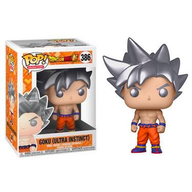 Figurine Funko POP Goku Ultra Instinct Dragon Ball Z en vinyle de 9 cm dans sa boîte cadeau