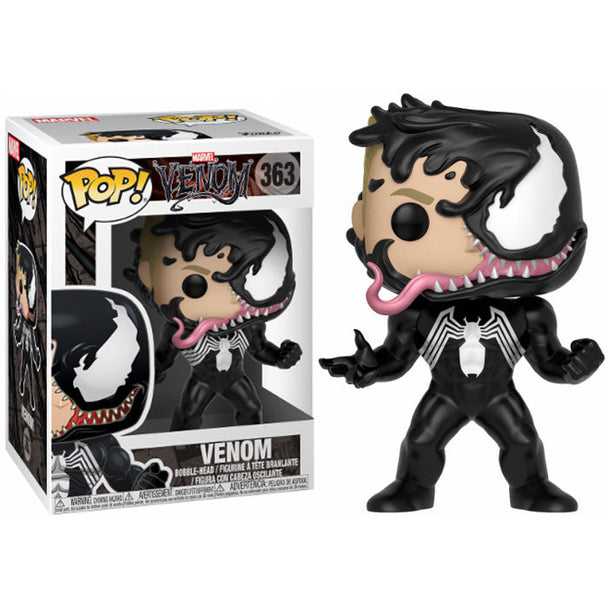 Figurine Funko POP Venom Eddie Brock en vinyle de 9 cm avec boîte cadeau Marvel