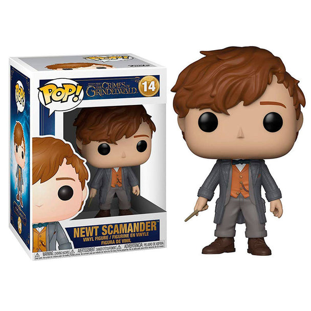Figurine Funko POP Newt Scamander Les Animaux Fantastiques 2 en vinyle avec boîte fenêtre de 8 cm