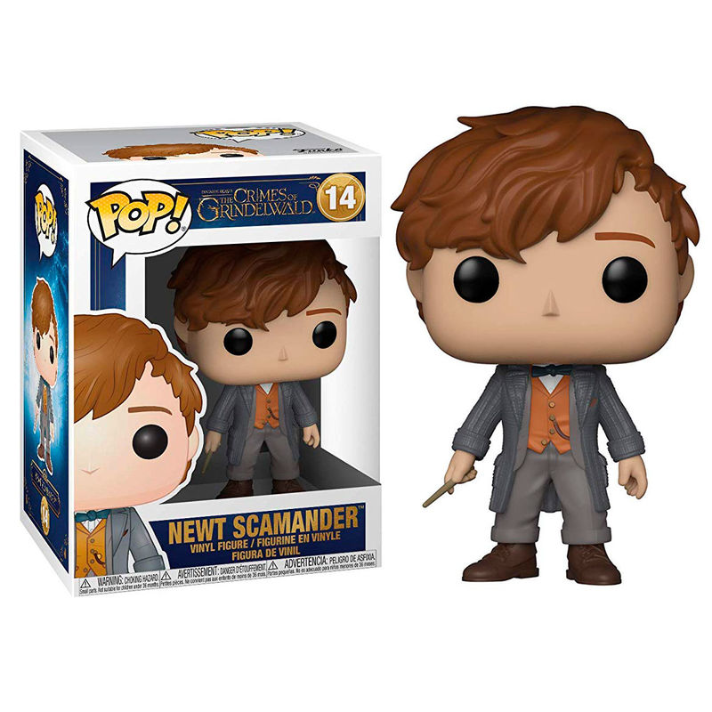 Figurine Funko POP Newt Scamander Les Animaux Fantastiques 2 en vinyle avec boîte fenêtre de 8 cm