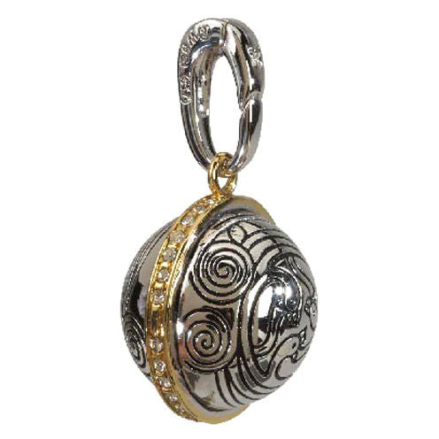 Charm Remembrall Harry Potter en métal de 4 cm, accessoire officiel Noble Collection, présenté sur fond blanc.