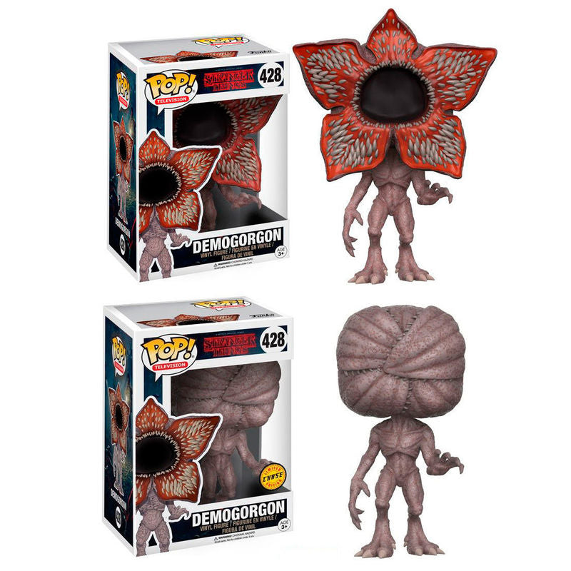 Emballage de la figurine Funko POP Demogorgon avec version Chase rare visible dans la boîte