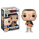 Figurine Funko POP de Eleven de Stranger Things tenant des Eggos, vue de face en boîte cadeau