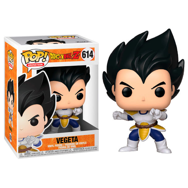 Figurine Funko POP Vegeta Dragon Ball Z en vinyle de 9 cm dans sa boîte vitrine officielle FUNKO.
