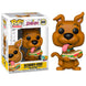 Figurine Funko POP Scooby Doo tenant un sandwich, vinyle de 9 cm dans sa boîte vitrine transparente