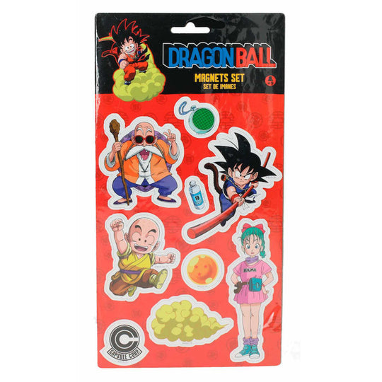 Magnet Dragon Ball représentant un personnage emblématique, design coloré et détails précis, parfait pour collection et décoration.