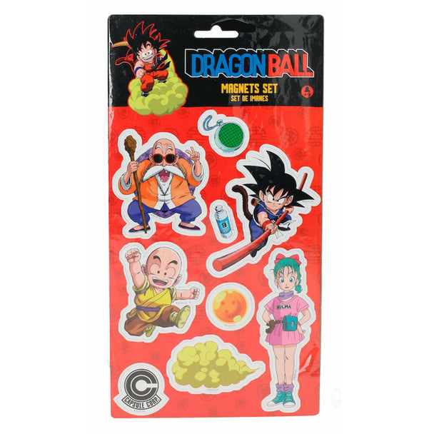 Magnet Dragon Ball représentant un personnage emblématique, design coloré et détails précis, parfait pour collection et décoration.