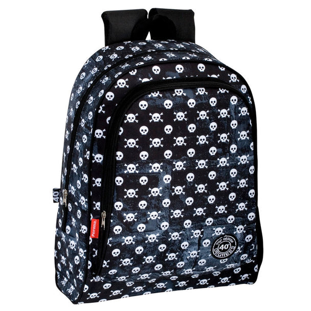 Sac à dos Perona Danger adaptable de 43 cm avec design moderne, idéal pour usage quotidien et voyages.