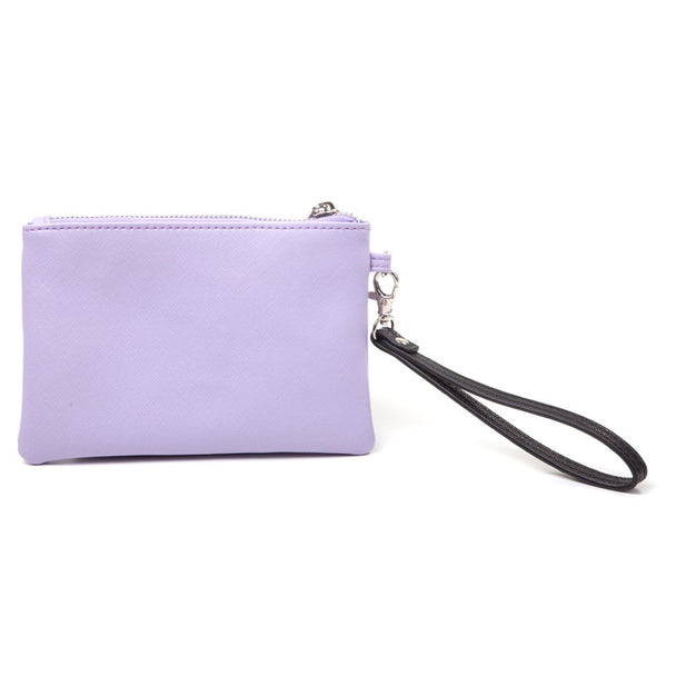 Vue avant de la pochette Ursula Disney La Petite Sirène en PU avec design coloré