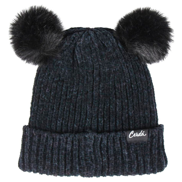 Casquette premium Disney Minnie en acrylique de couleur rouge avec logo Minnie brodé sur le devant, vue de face