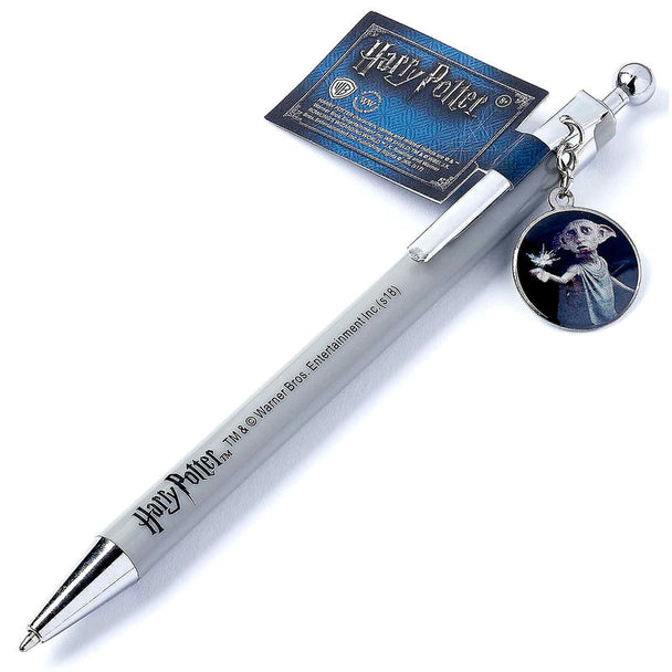 Stylo à bille Harry Potter avec figurine de Dobby, présenté sur fond blanc, produit THE CARAT SHOP