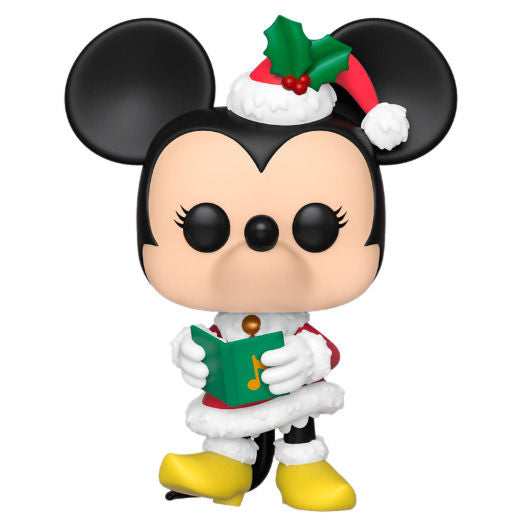 Figurine Funko POP Minnie Mouse édition Disney Holiday de 9 cm en vinyle dans sa boîte vitrine transparente