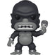 Vue rapprochée de la figurine King Homer des Simpsons Funko POP avec détails colorés et boîte d'exposition