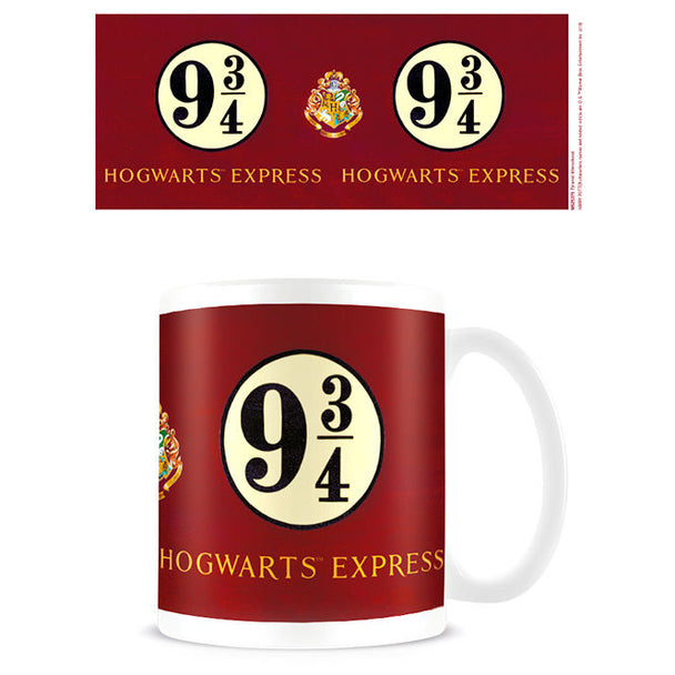 Mug en céramique Harry Potter Hogwarts Express Platform 9 3/4 avec design détaillé et capacité 315ml