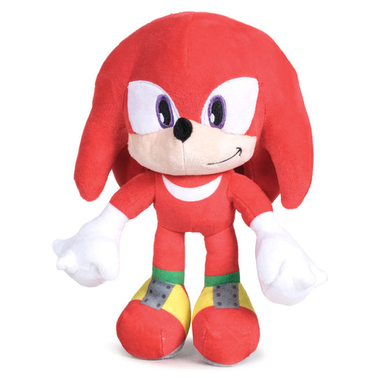 Peluche Knuckles Sonic officielle SEGA de 24 cm, douce et détaillée, parfaite pour les fans et collectionneurs.