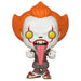 Figurine Funko POP de Pennywise avec son chien, modèle officiel IT Chapitre 2, hauteur 9 cm dans sa boîte vitrine
