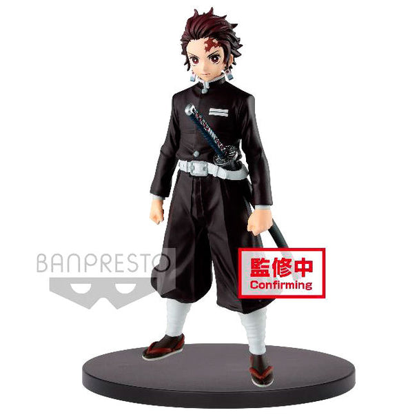 Figurine Tanjiro Kamado Demon Slayer Vol.6 de 16cm vue de face avec détails précis et couleurs vives