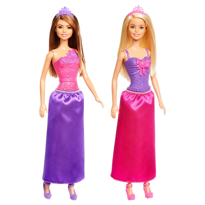 Poupée Barbie Princess Fantasy de 30 cm vêtue d'une robe scintillante, fabriquée par MATTEL.