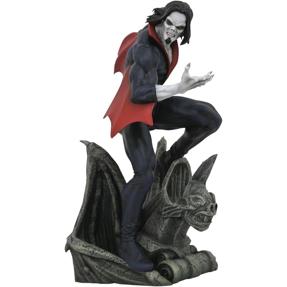 Figurine Morbius de 25cm en PVC, vue de face avec détails réalistes et finition soignée