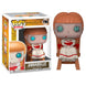 Boîte vitrine transparente contenant la figurine Funko POP Annabelle assise, avec logo FUNKO visible
