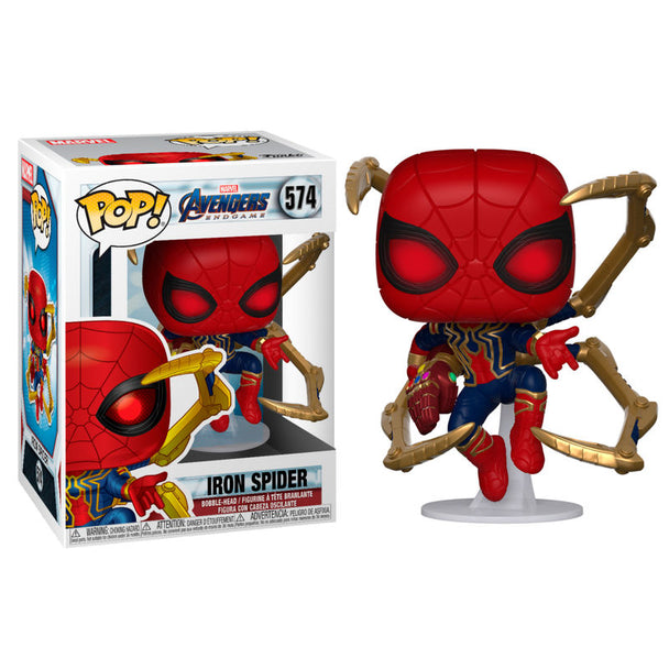 Figurine Funko POP Iron Spider Avengers Endgame 9cm dans sa boîte fenêtre officielle