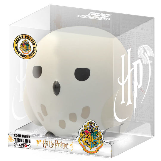 Figurine tirelire Hedwige Chibi Harry Potter en PVC de 16cm vue de face avec détails précis