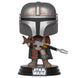 Figurine Funko POP du Mandalorian Star Wars en vinyle de 9 cm dans sa boîte fenêtre