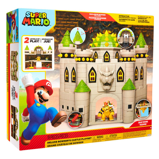 Photo du packaging officiel JAKKS PACIFIC pour le playset Mario Bros Deluxe