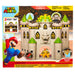 Playset Mario Bros Deluxe Château de Bowser installé sur une étagère de collection