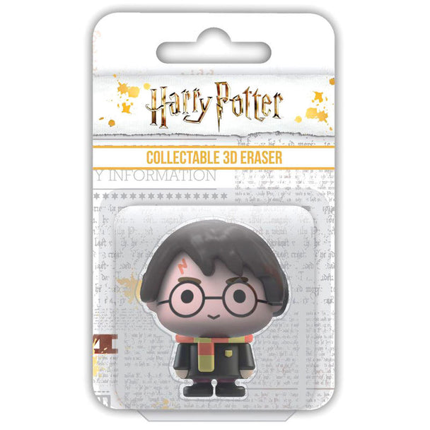Gomme 3D Harry Potter figurine vue de face avec détails précis et couleurs vives