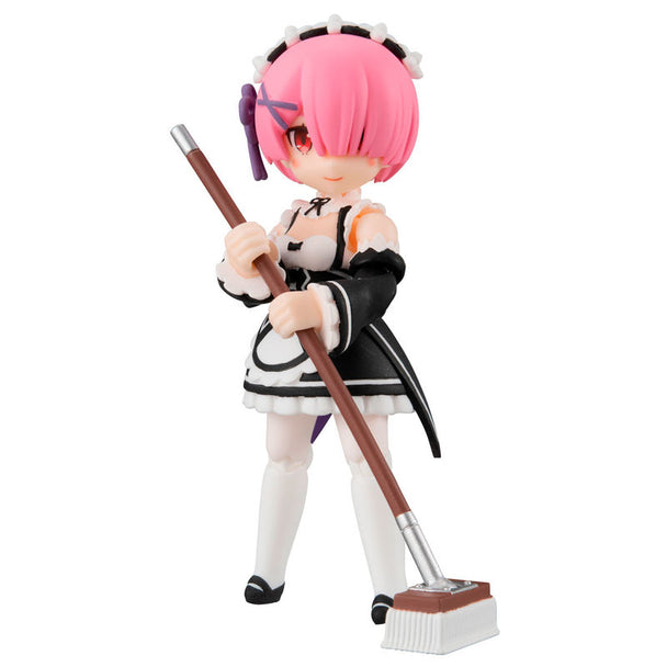 Figurine Re Zero Desktop Army 8cm vue de face avec détails précis