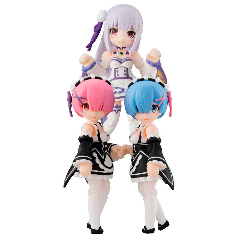 Ensemble de plusieurs figurines Re Zero Desktop Army assorties 8cm