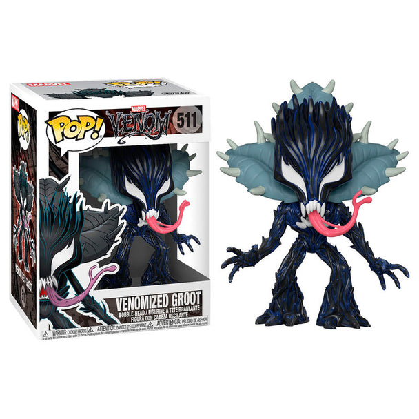 Figurine Funko POP Venomized Groot Marvel en vinyle 9cm avec boîte fenêtre
