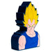 Enceinte Bluetooth Dragon Ball Z Vegeta TEKNOFUN vue de face avec logo distinctif