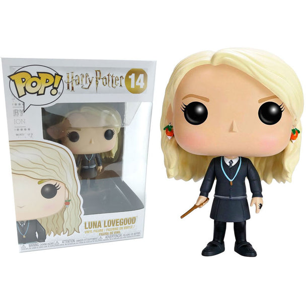 Vue détaillée de la figurine Funko POP Luna Lovegood avec ses couleurs vives et son design soigné