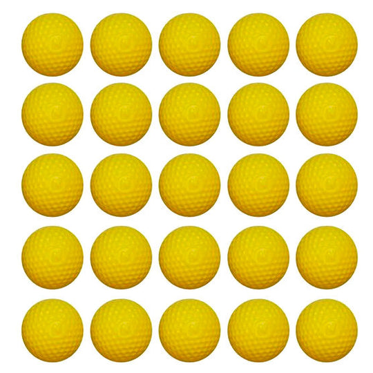 Zoom sur les 25 billes Nerf Rival recharge compatible uniquement avec les lanceurs HASBRO