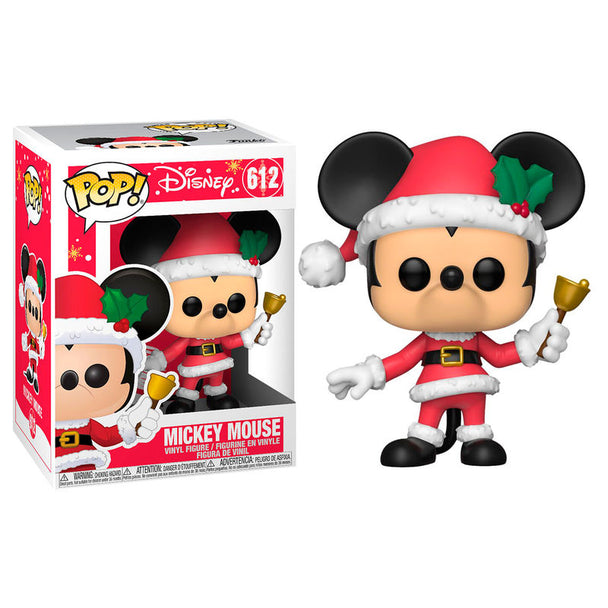 Figurine Funko POP Mickey Mouse Disney Holiday en vinyle de 9 cm dans sa boîte vitrine