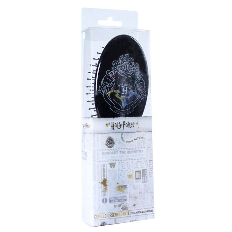 Brosse Harry Potter présentée dans sa boîte collector officielle CERDÁ avec logo Poudlard