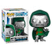 Figurine Funko POP Doctor Doom de 9 cm inspirée de Marvel Fantastic 4, vue de face avec détails précis