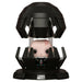 Vue rapprochée de la figurine FUNKO POP Star Wars Darth Vader en position méditative dans sa chambre