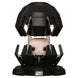 Vue rapprochée de la figurine FUNKO POP Star Wars Darth Vader en position méditative dans sa chambre