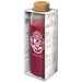Bouteille Harry Potter en verre 585ml avec étui en silicone rouge sur fond blanc
